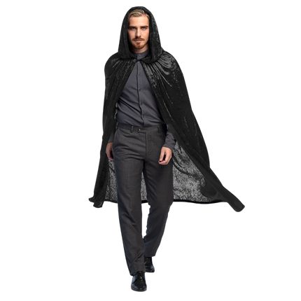Cape Noire 170 cm – Halloween-kostume