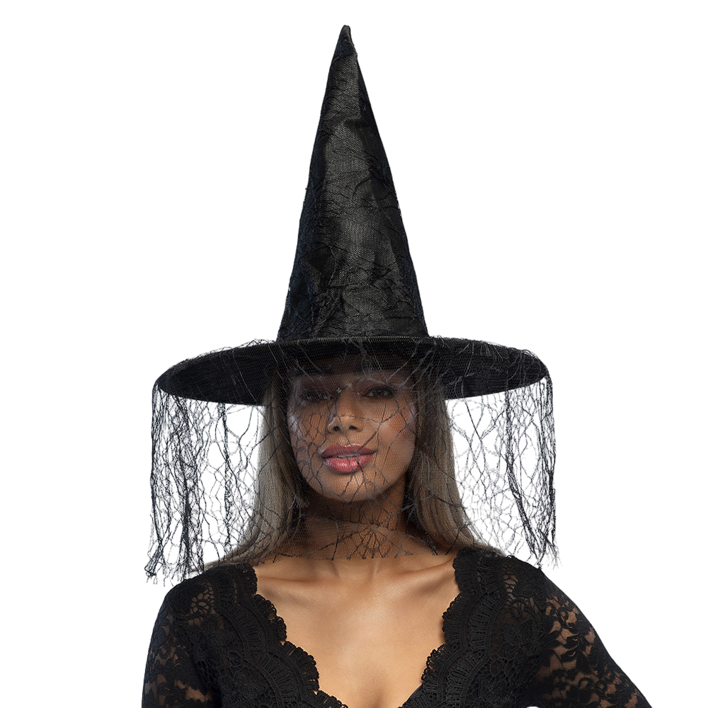 Sort heksehat – Halloween-udklædning