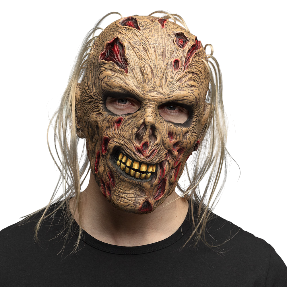 Zombie-maske i latex – Halloween-maske