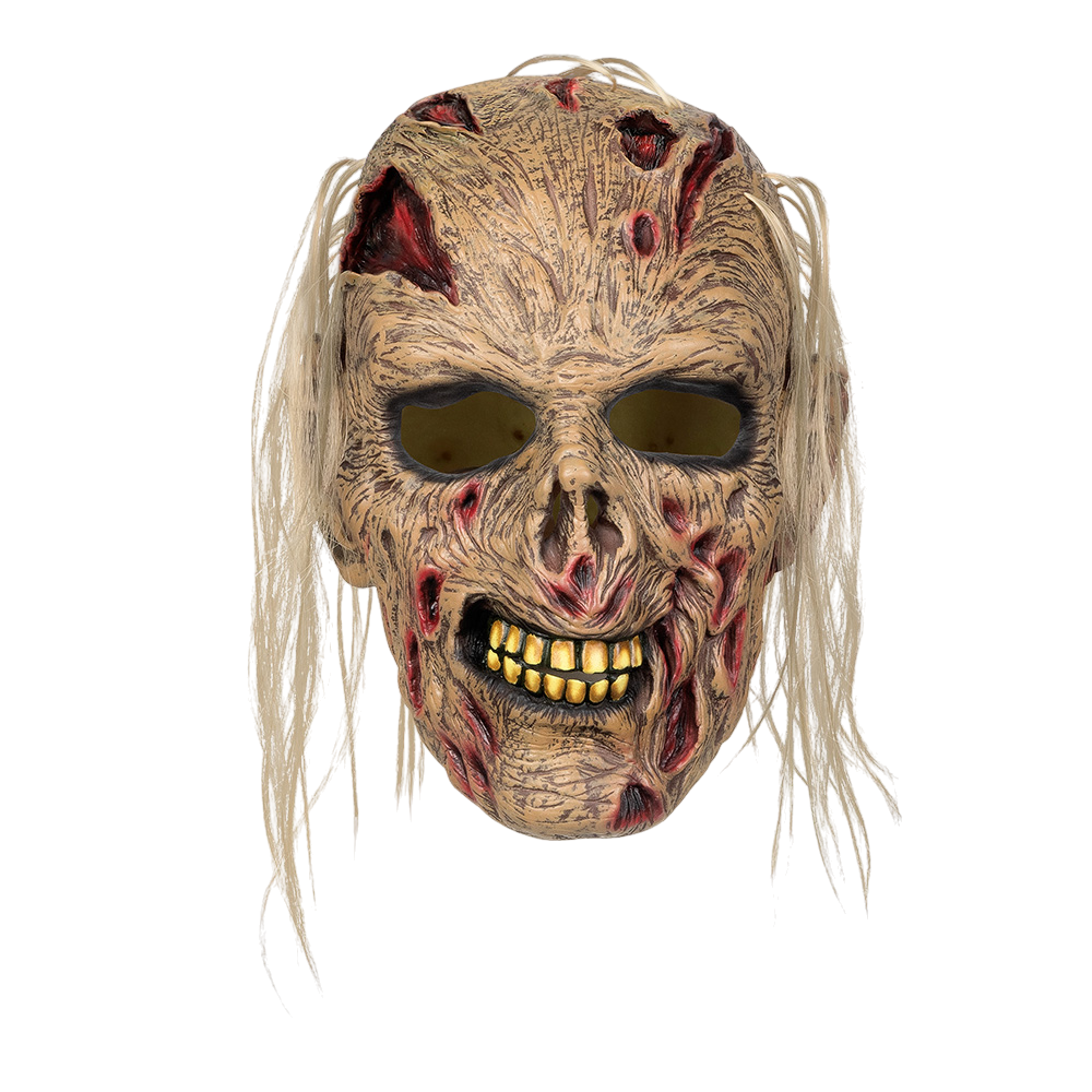 Zombie-maske i latex – Halloween-maske