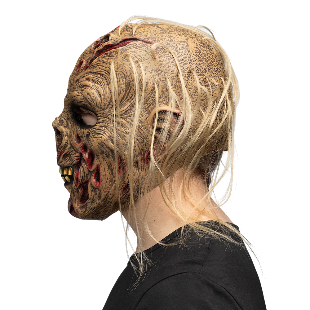 Zombie-maske i latex – Halloween-maske