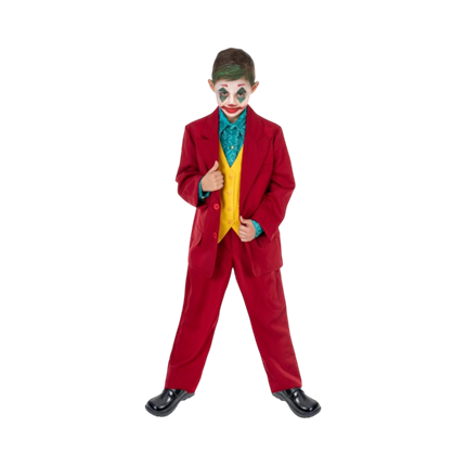 Mr Crazy-kostume, 2 dele, 128 cm – Halloween