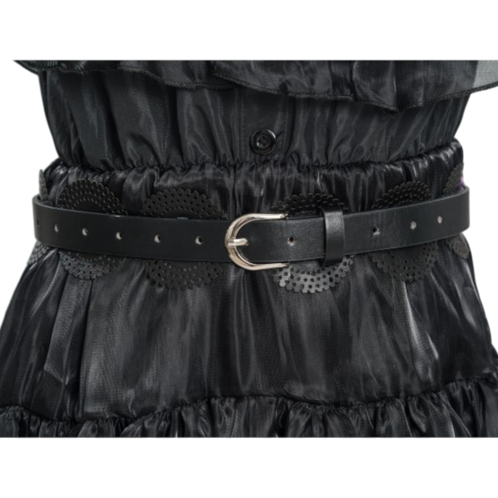 Sort balkjole »Mercredi Addams« 140 cm – Kostume til børn