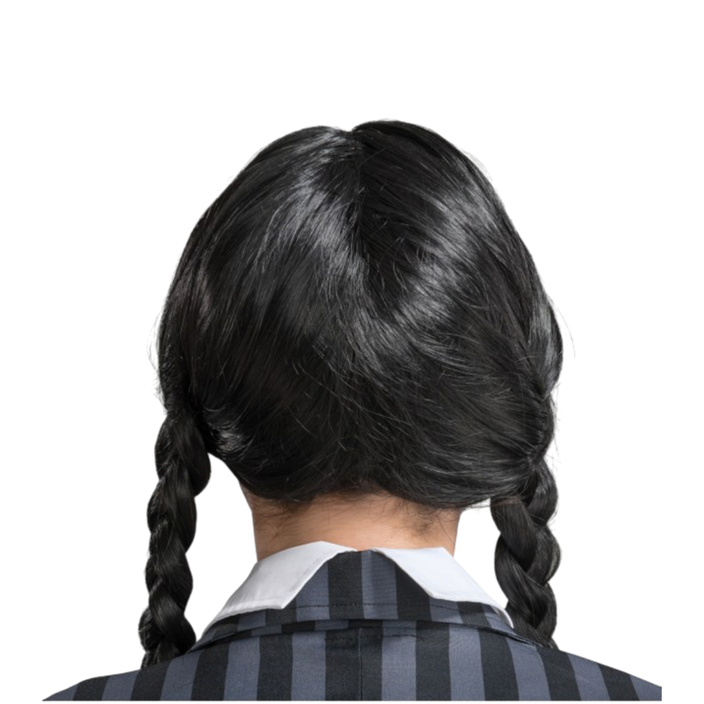 Mercredi Addams-paryk til voksne – Halloween-kostume