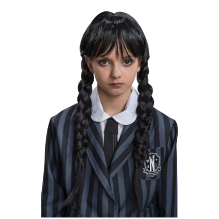 Mercredi Addams-paryk til børn – Halloween-udklædning