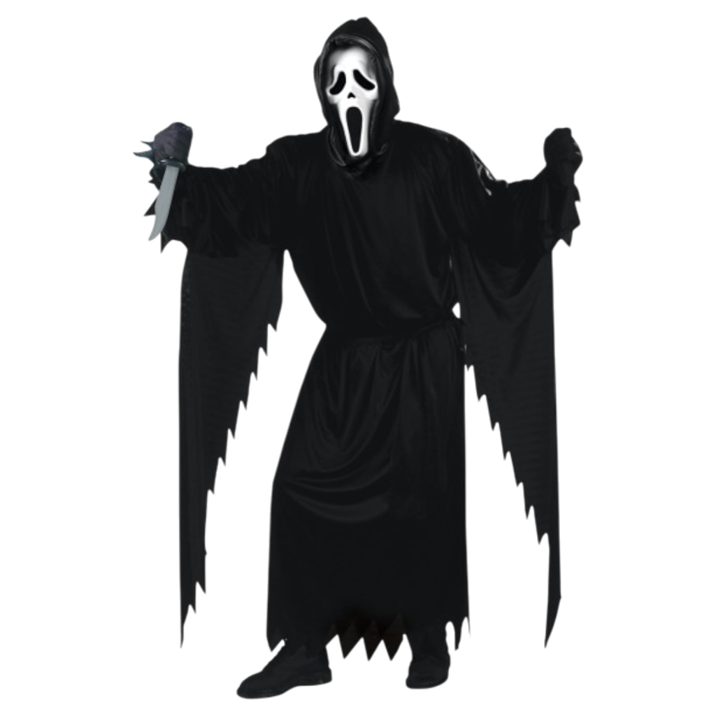 Ghost Face-dekoration, 3 dele, 180 cm – Halloween