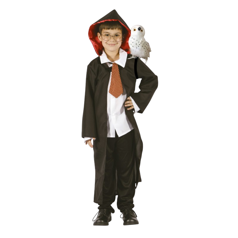 Hvid ugle 22 cm – Halloween-pynt
