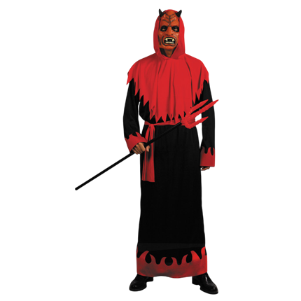 Djævelkostume med maske – Halloween-kostume