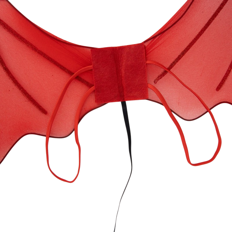 Rødt Diable-sæt, 2 dele – Tilbehør til Halloween-udklædning