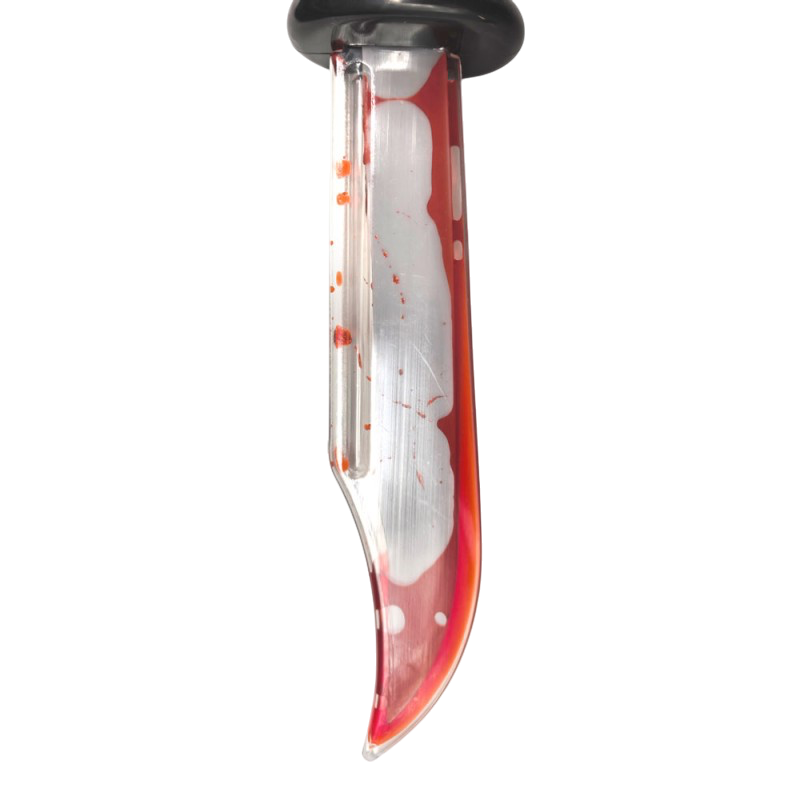 Blodigt kniv – Halloween-kostumetilbehør