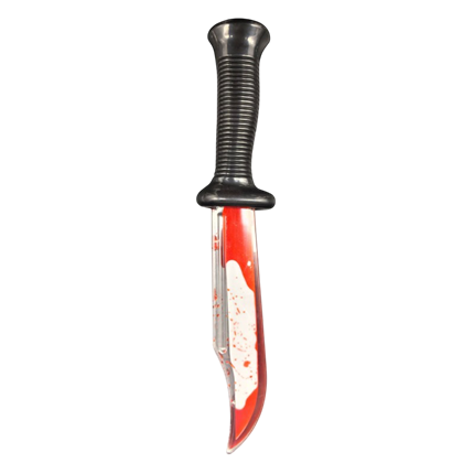 Blodigt kniv – Halloween-kostumetilbehør