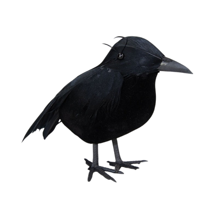 Dekorativ ravn – Halloween-pynt