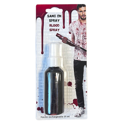 Kunstigt blod i sprayflaske, 59 ml – Halloween-makeup