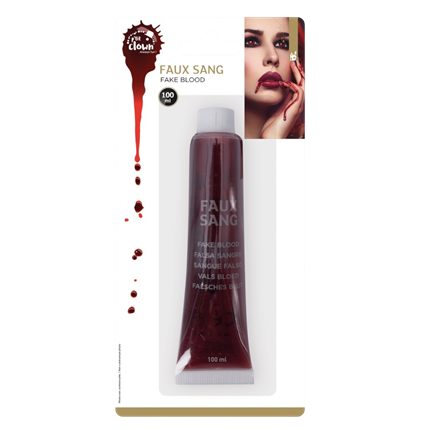 Kunstigt blod i gelform, 100 ml – Halloween-makeup