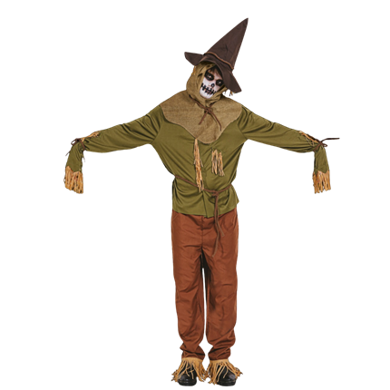 Fugleskræmsel-kostume til voksne, størrelse L/XL – Halloween-kostume