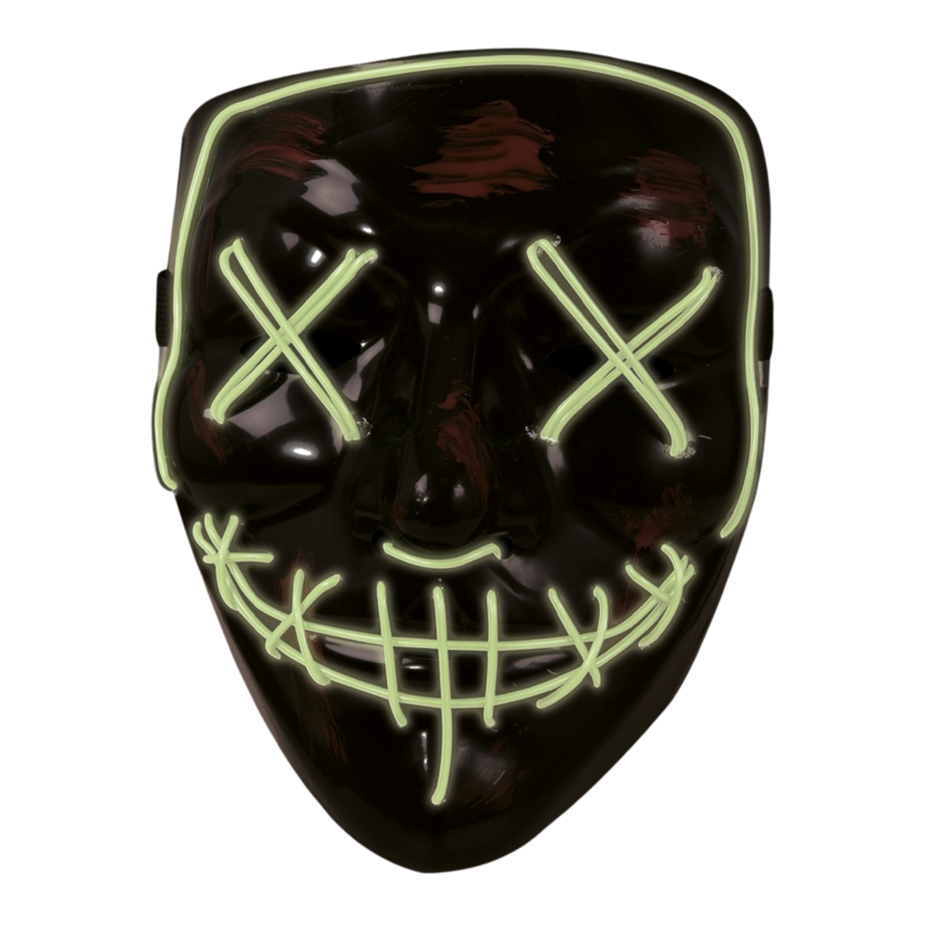 Blodig LED-ansigtsmaske til voksne – Halloween