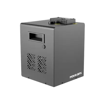 SPARK RAINPROOF® – Koldgnistmaskine 1100 W, til udendørs brug og med en rækkevidde på 3 til 6 meter