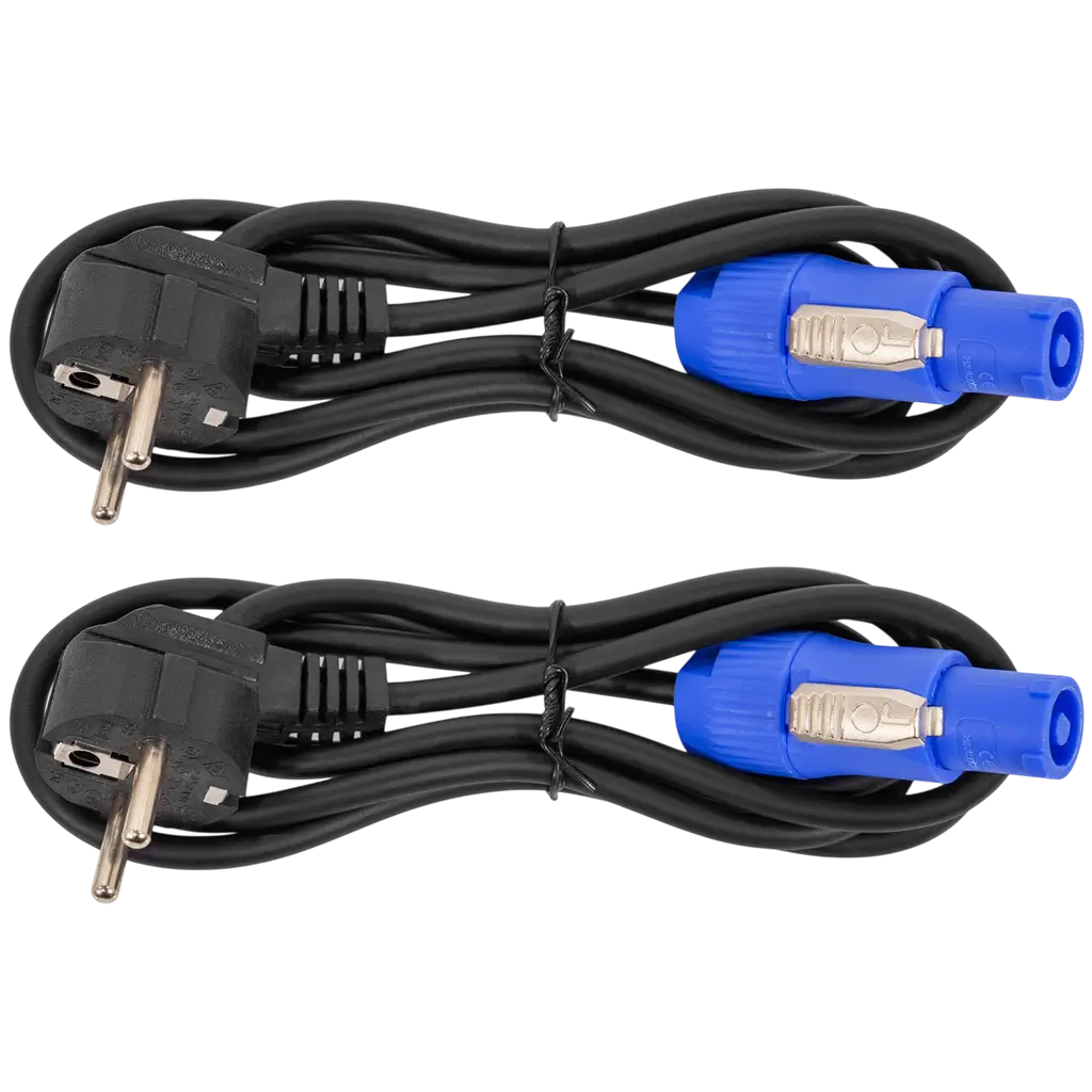 Sæt med 2 stk. 200 W LED-spotlygter med transportkasse – Mac Mah