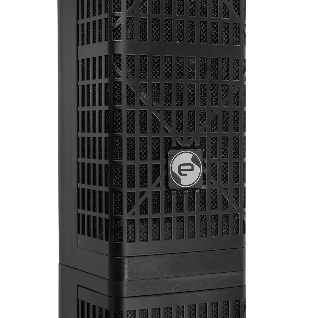 Aktivt 3-vejs søjlesystem, 800 W RMS, med 15"-subwoofer – Elokance