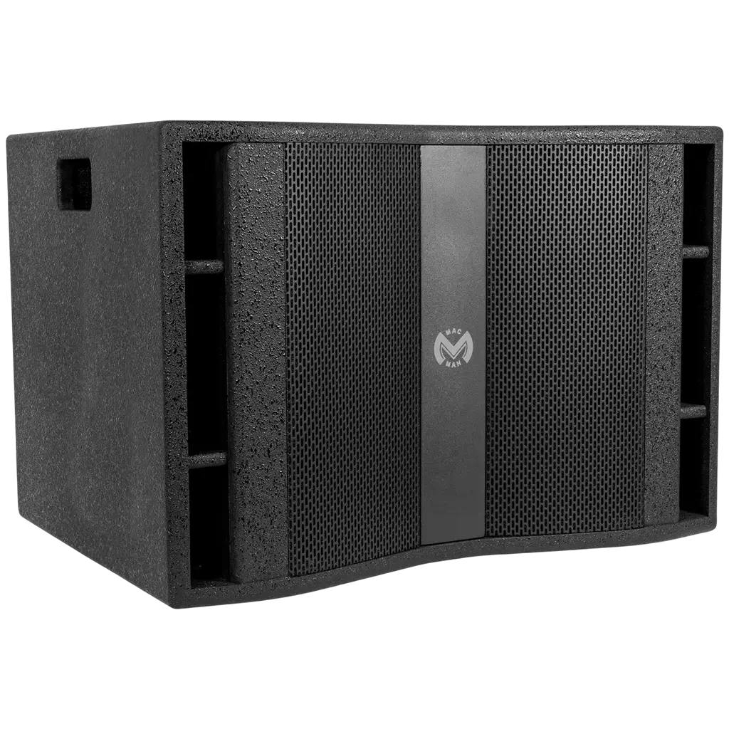 600 W RMS trifonisk lydanlæg med 15"-subwoofer – Mac Mah