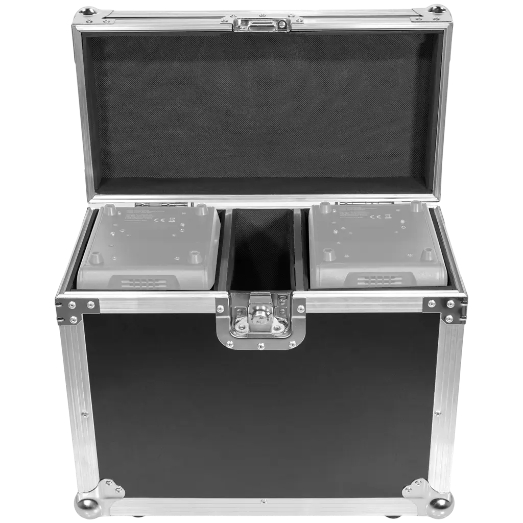 Flightcase til 2 IZY-lyre – Mac Mah
